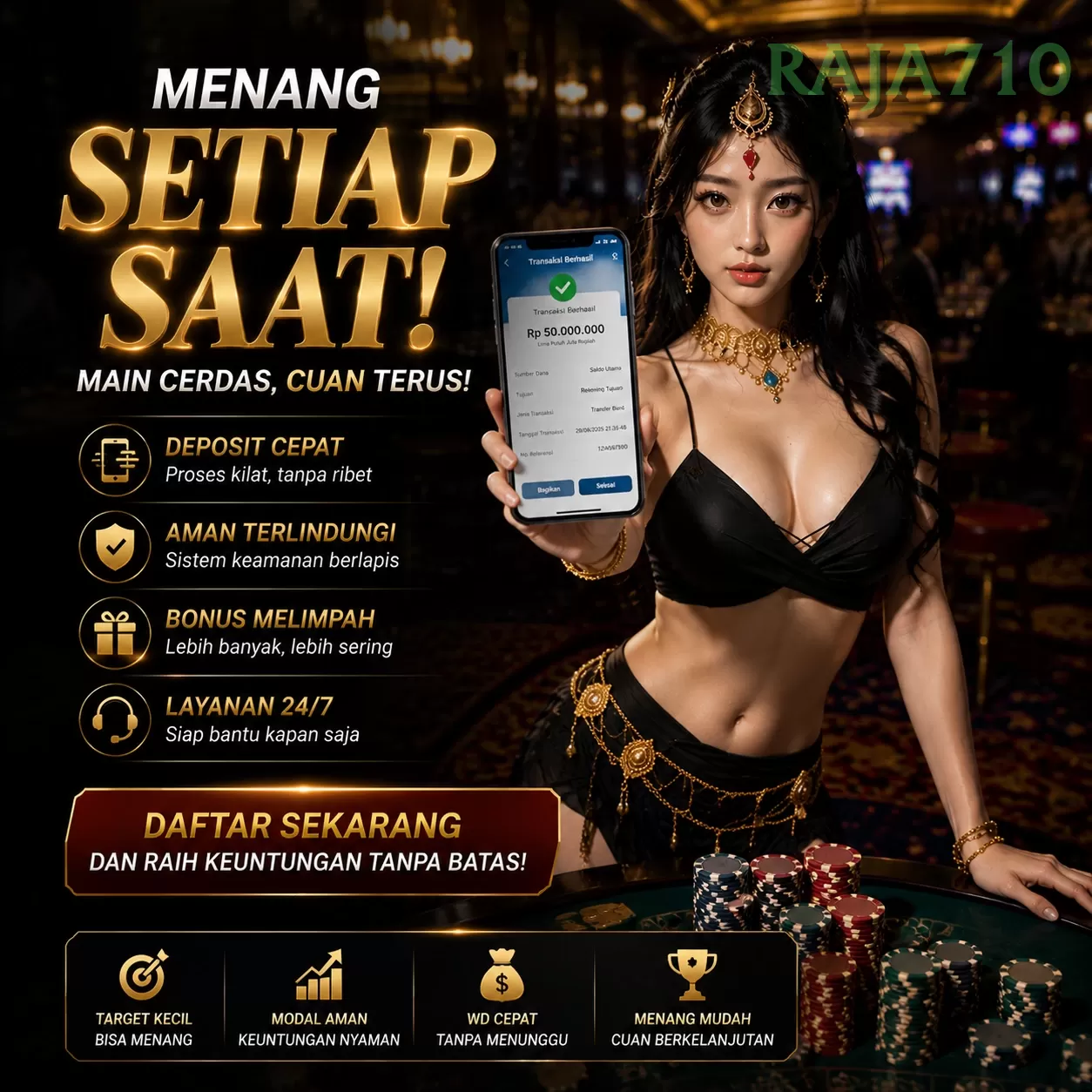 BONUS GARANSI KEKALAHAN SALDO KEMBALI 100_ promotion image